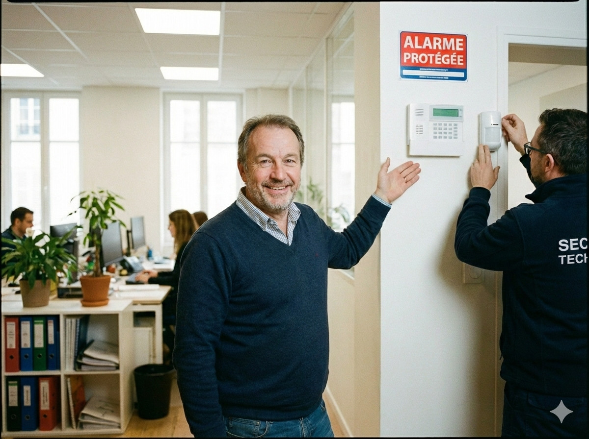 Alarma conectada + Telesurveillance 24h/24