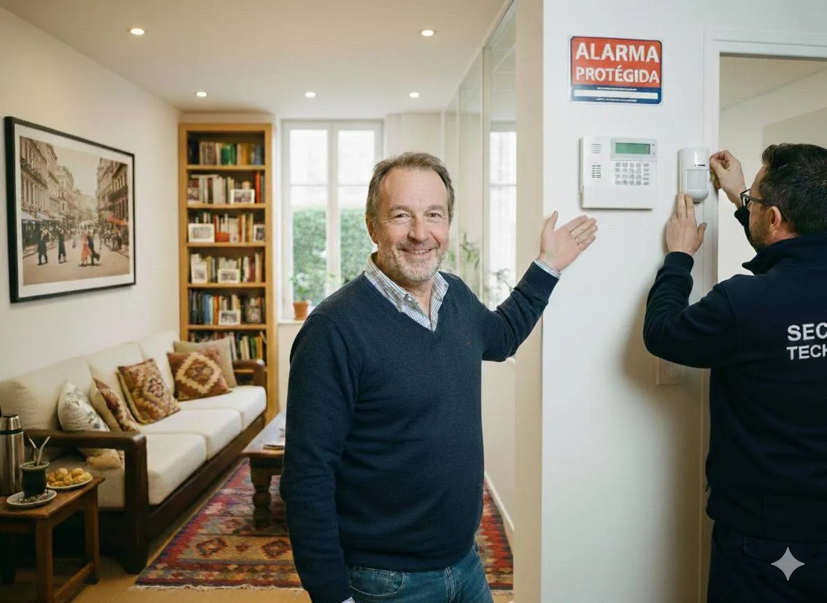 Alarma conectada + Vigilancia remota 24h/24